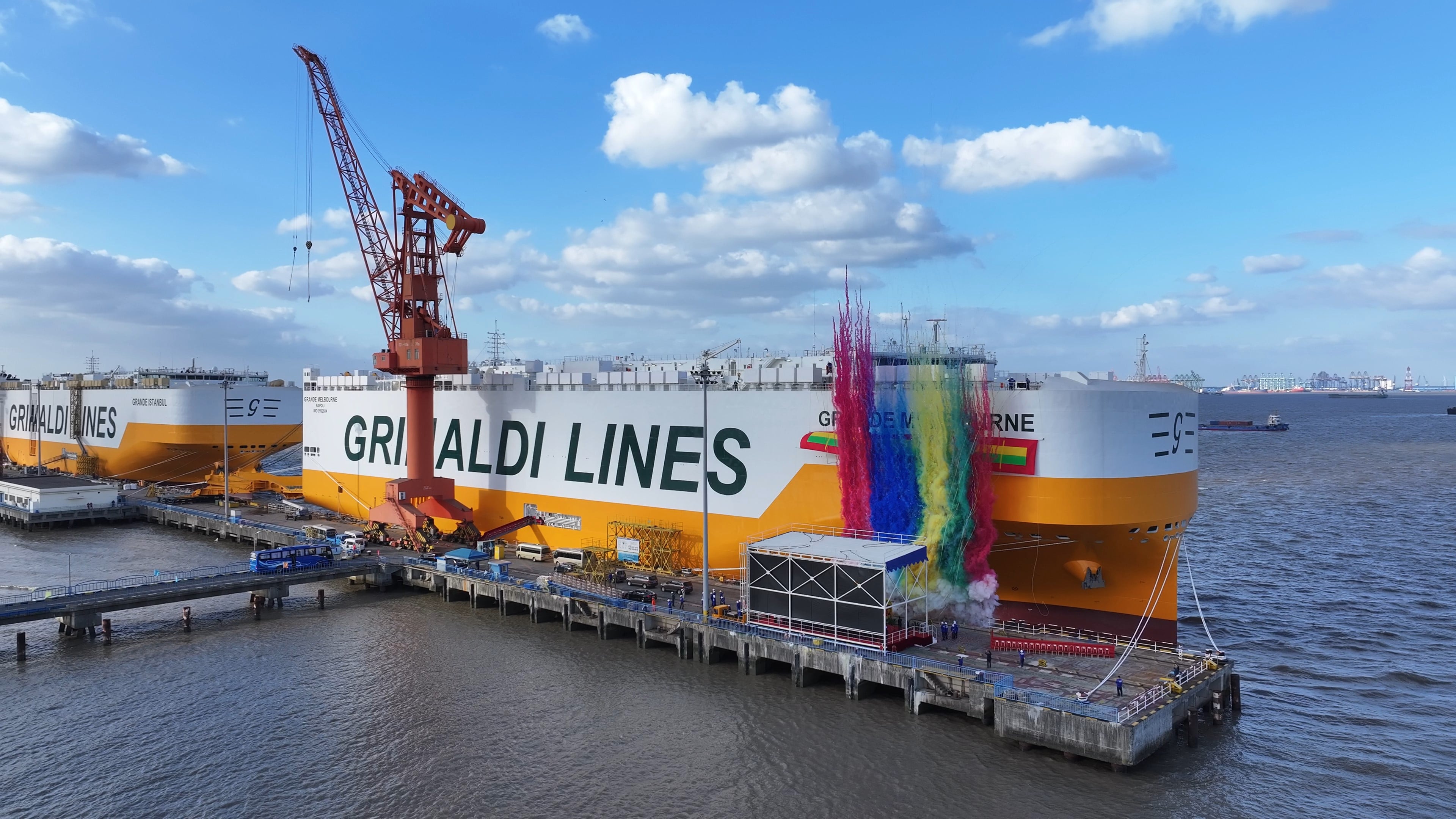 Grimaldi welcomes the Grande Melbourne